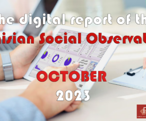 The digital report of the Tunisian Social Observator – OCTOBER 2023