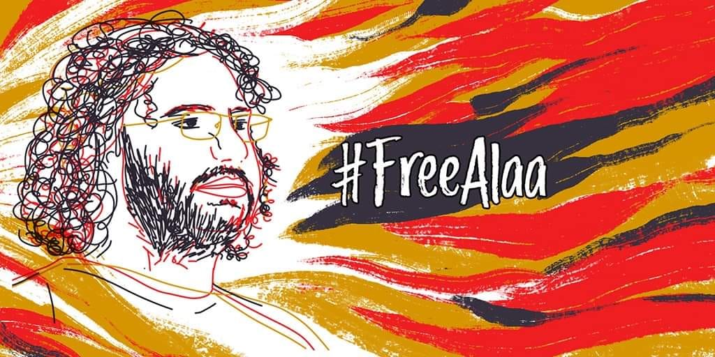 Freedom for Alaa Abdel Fattah, one of the symbols of the Egyptian revolution