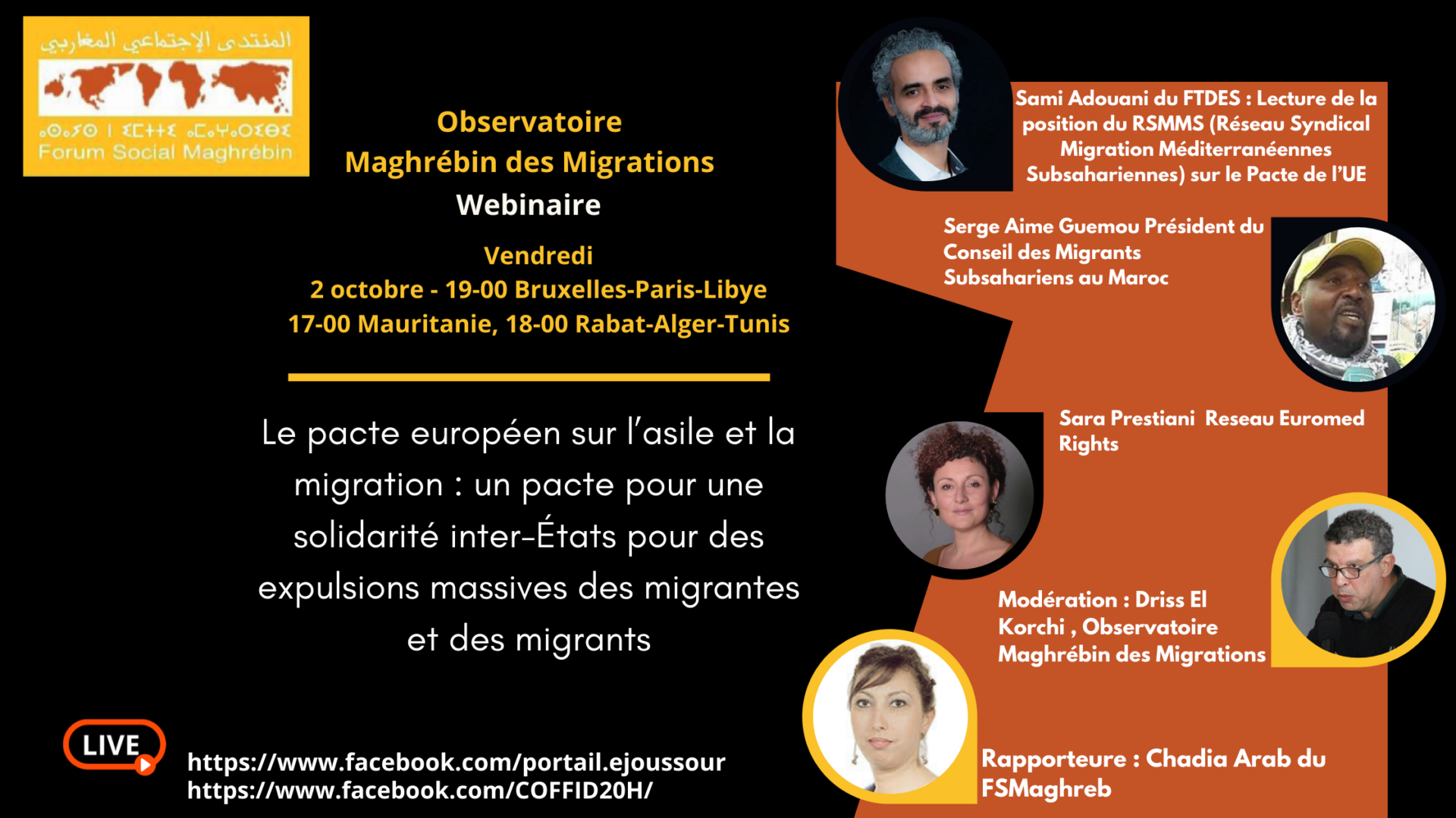 Webinaire: Le pacte européen sur l’asile et la migration : un pacte pour une solidarité inter-États pour des expulsions massives des migrantes et des migrants