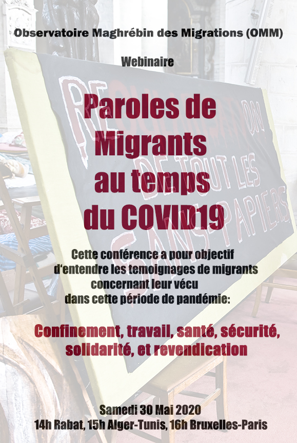 Webinaire: «Paroles de migrants au temps du Covid19 »