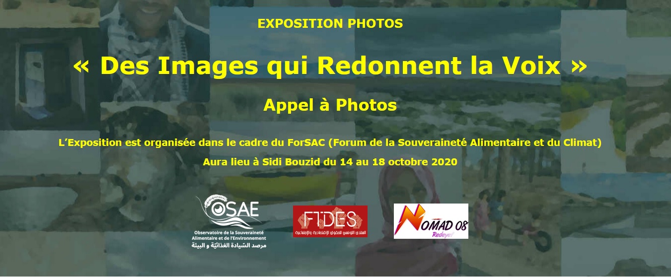 EXPOSITION PHOTOS « Des Images qui Redonnent la Voix » Appel à Photos