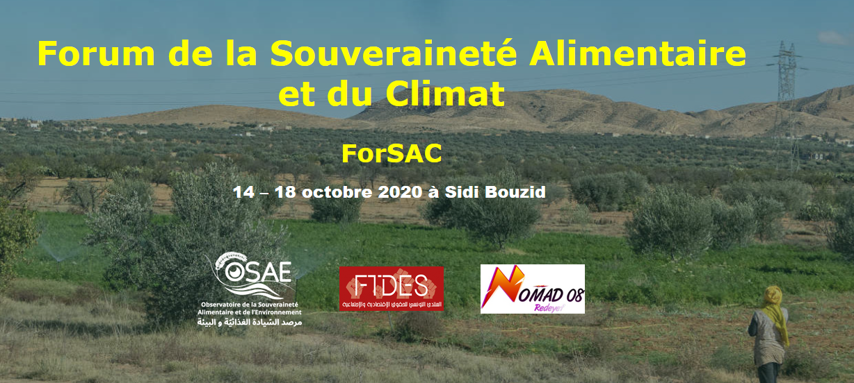 Forum de la Souveraineté Alimentaire et du Climat ForSAC