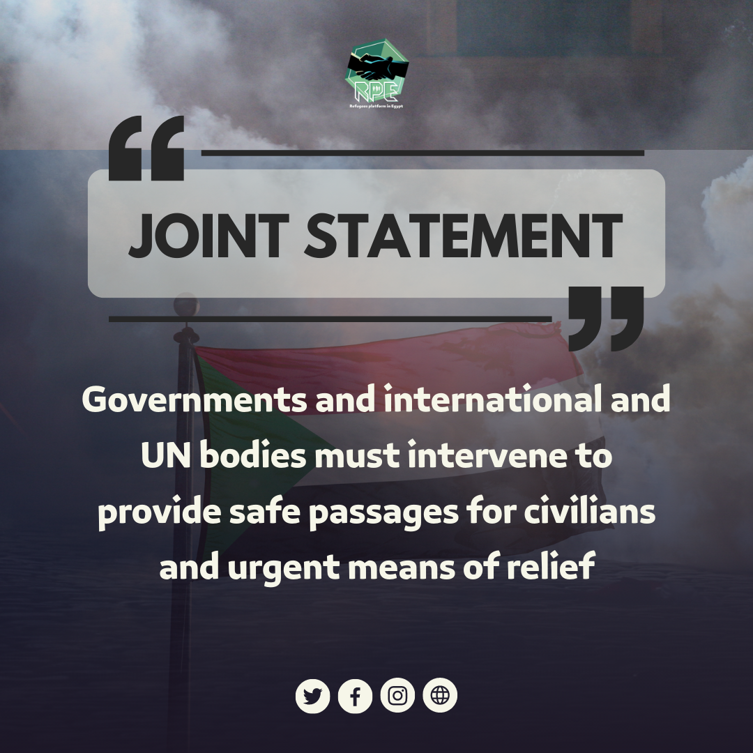 Joint statement:  Governments and international and UN bodies must intervene to provide safe passages for civilians and urgent means of relief