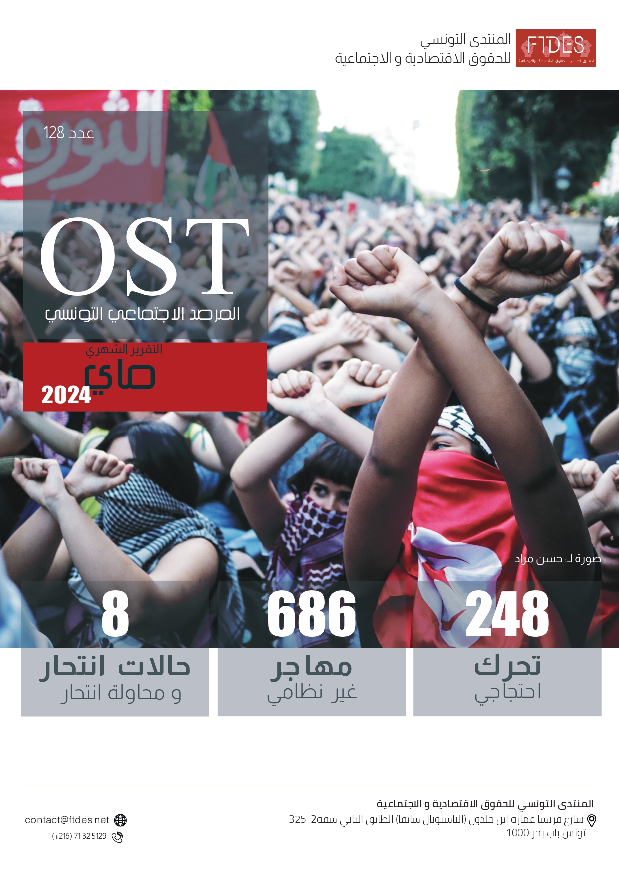 Tunisian Social Observatory Monthly Report – May 2024
